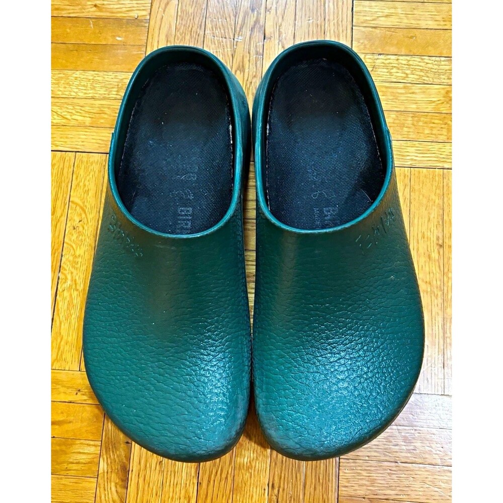 Birkenstock Green Super Birki Clog Slip-On Shoes Slip Resistant EU 38 US W7/M5